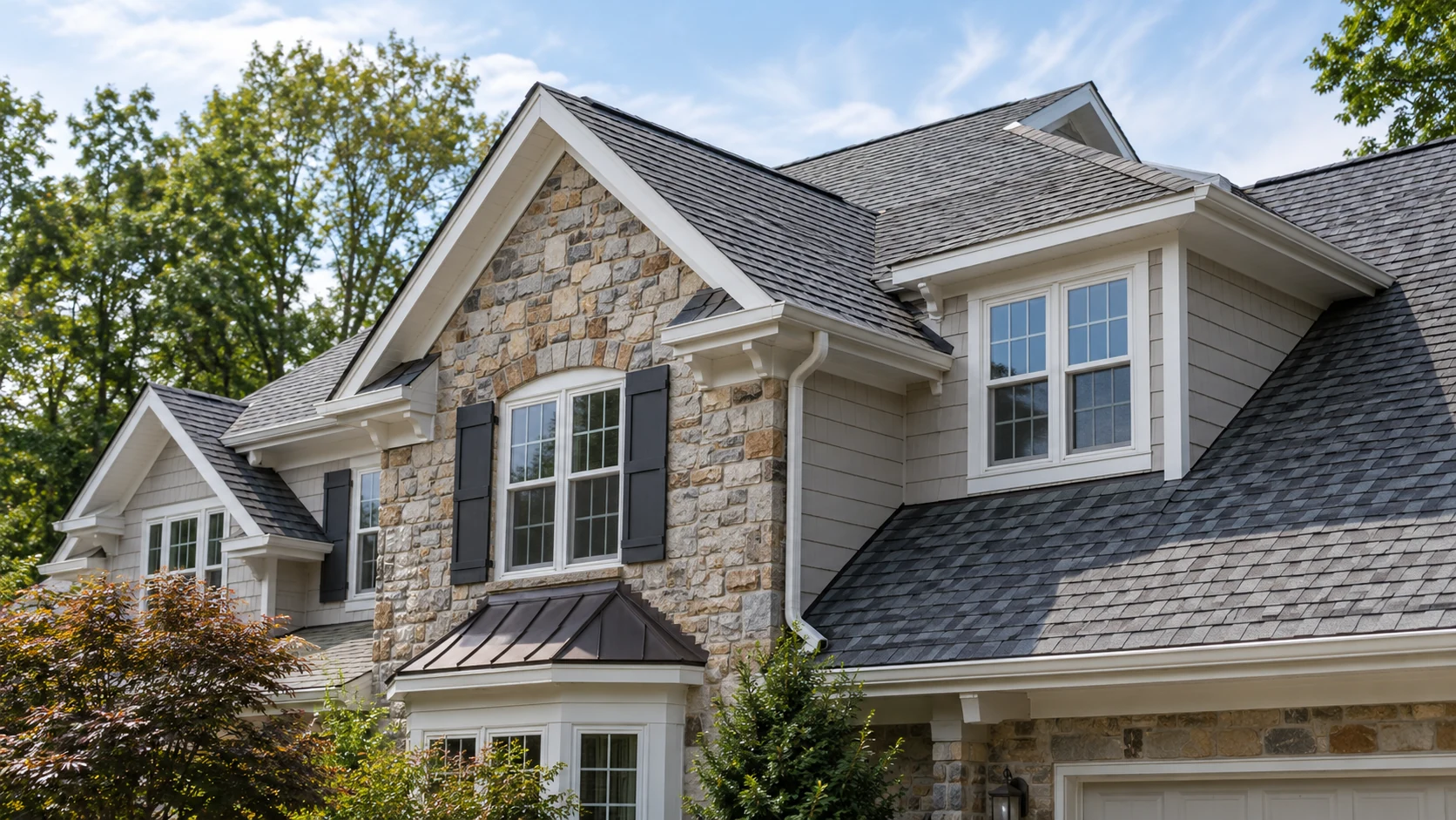 Generated design inspiration: shingle and roofline repairs